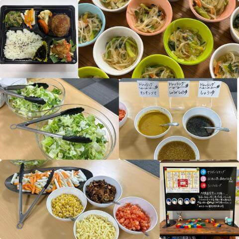 2月25日のメニューと黒板