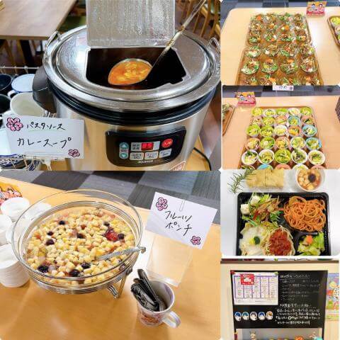 3月3日のメニューと黒板