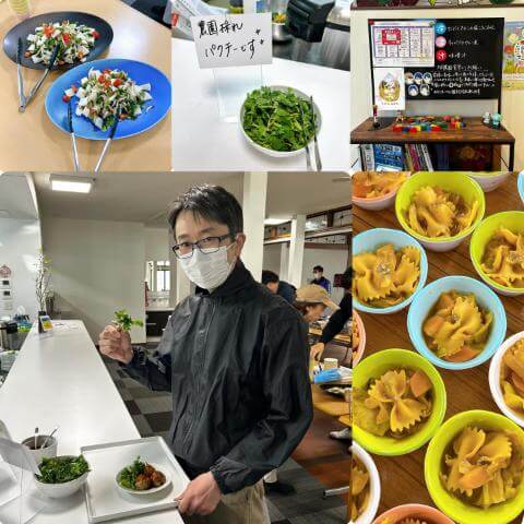 3月10日のメニューと黒板