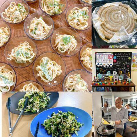 3月13日のメニューと黒板