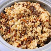 牛ごぼう炊き込みご飯