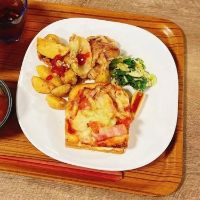 たまごピザトースト