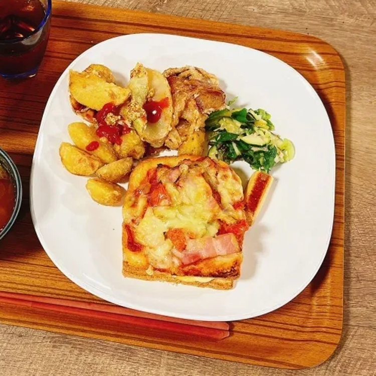 たまごピザトースト