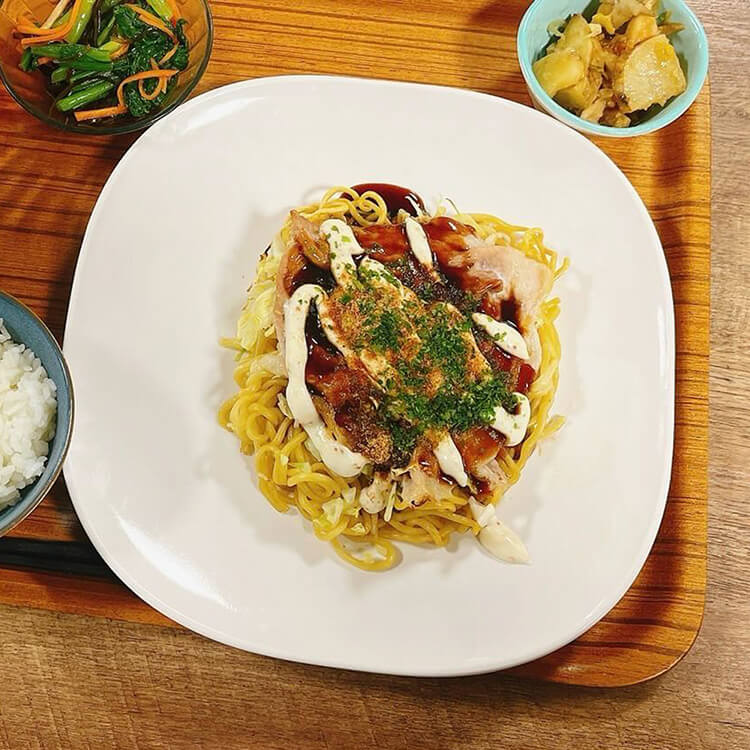 お好み焼きそば-写真