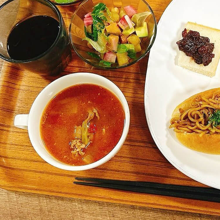 トマト豚汁-写真