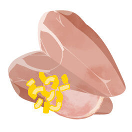 チキンコルドンブルー-作りかたイメージ