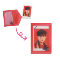 フレークシールケース-アイドル・アニメ・ライブ柄-チェキを入れた状態-サムネイル写真