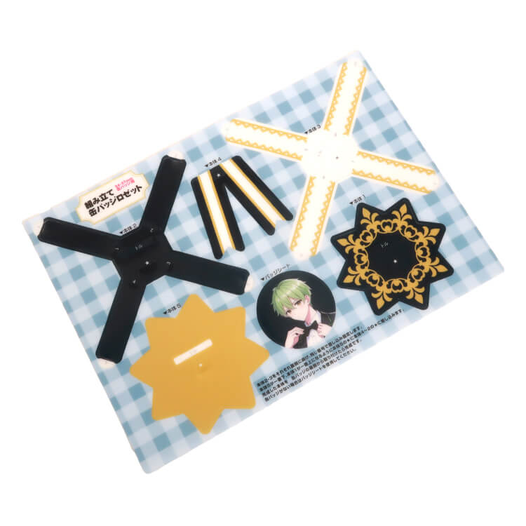 組み立て缶バッジロゼット-アイドル・アニメ・ライブデザイン例-シート-写真