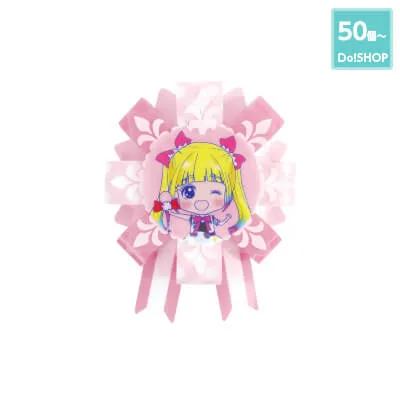 組み立て缶バッジロゼット-写真