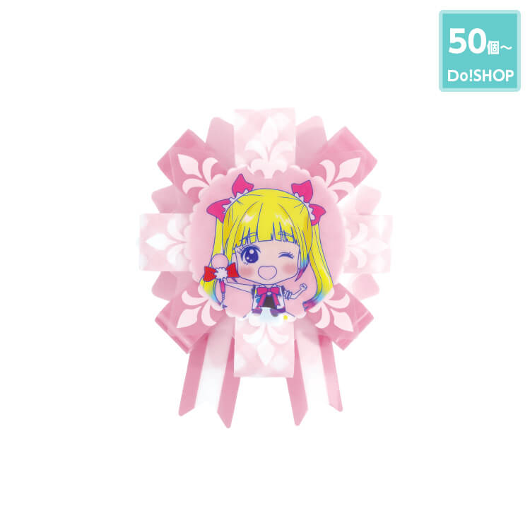 50個～組み立て缶バッジロゼット-写真