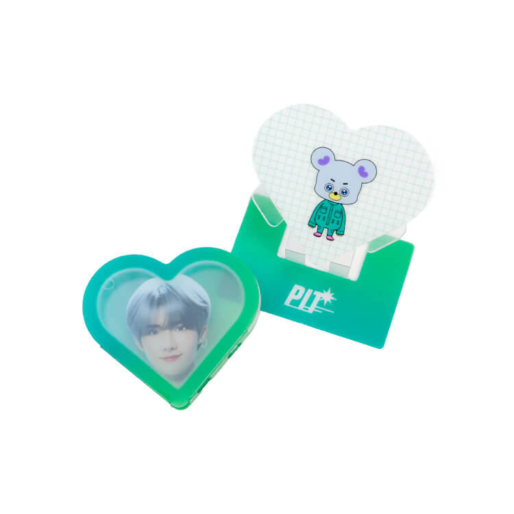 組み立てチャーム(ハートタイプ)-アイドル・アニメ・ライブデザイン例-2-写真