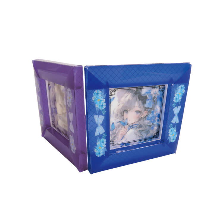 組み立てクリアフレーム-横に連結したものを置いて飾る-写真