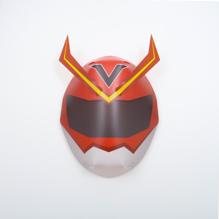 組み立てお面-アイドル・アニメ・ライブデザイン例1-写真