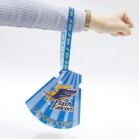 組み立てメガホンうちわ-手首に下げる-サムネイル写真