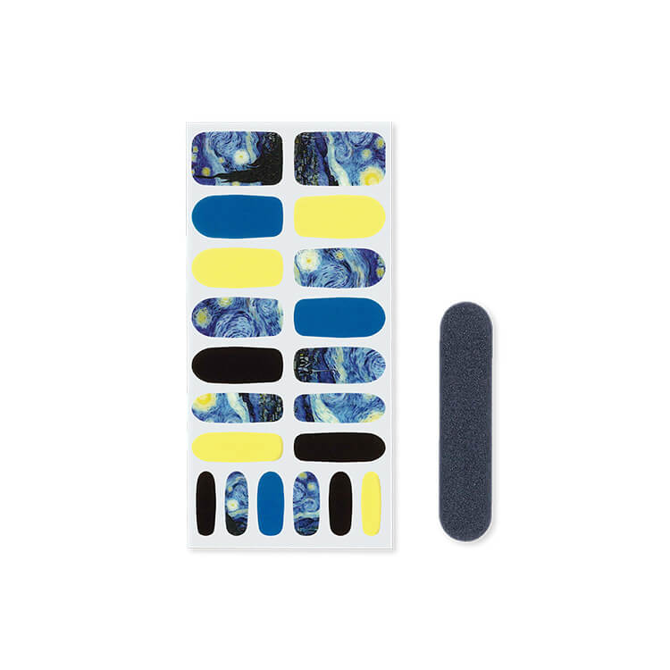 ネイルシール(20枚タイプ)-エメリーボード付き-写真