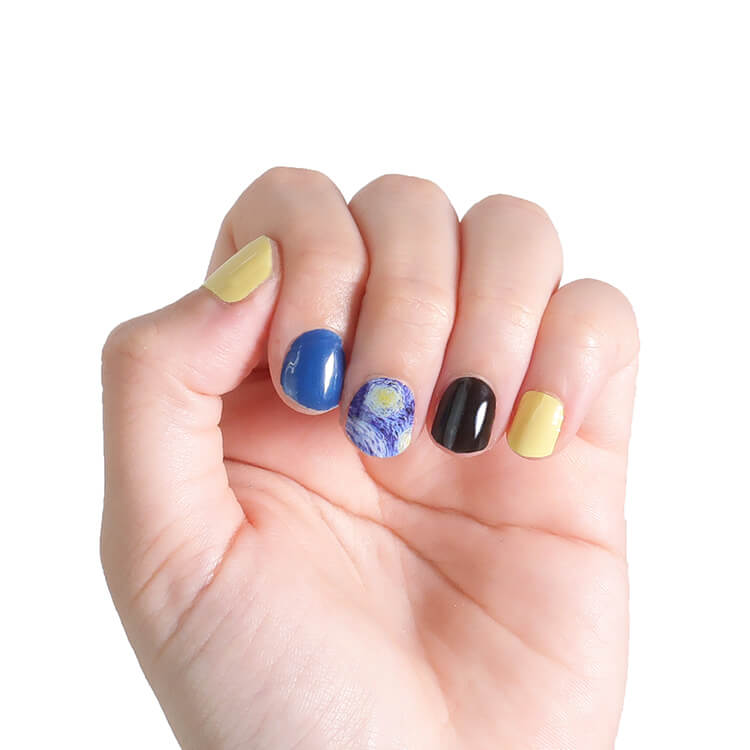 ネイルシール(20枚タイプ)-爪の様子-写真