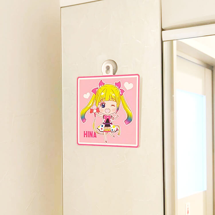 吸盤ステッカー(四角)-洗面台に貼る-写真