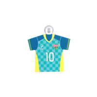 吸盤ステッカー(ユニフォーム)(286-03)のスポーツ・応援デザイン例-サムネイル写真