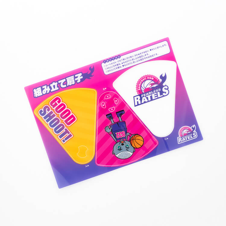 組み立てPP扇子-シート-写真