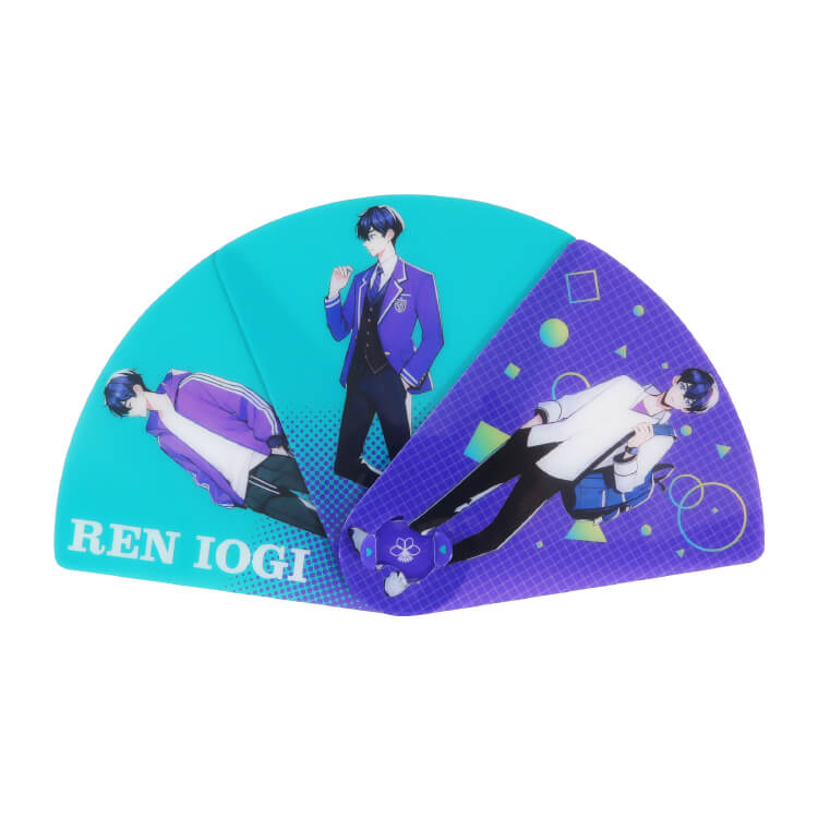 組み立てPP扇子-アイドル・アニメ・ライブ柄-写真