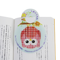 しおりうちわ(丸型)-しおり-サムネイル写真