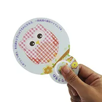 しおりうちわ(丸型)-うちわ-写真