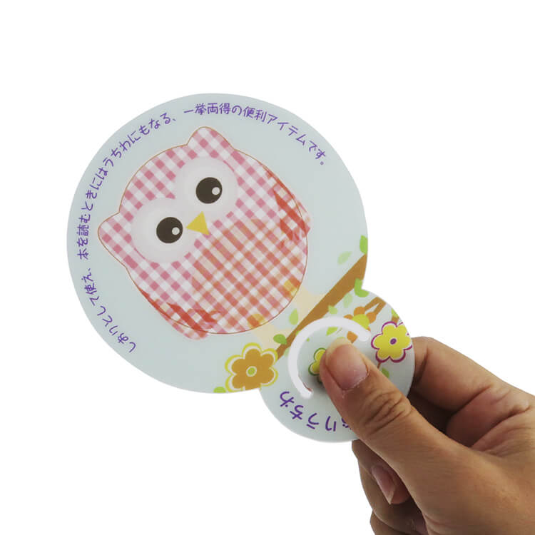 しおりうちわ(丸型)-うちわ-写真