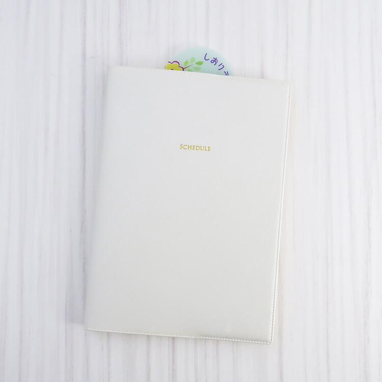 しおりうちわ(丸型)-手帳に挟む-写真