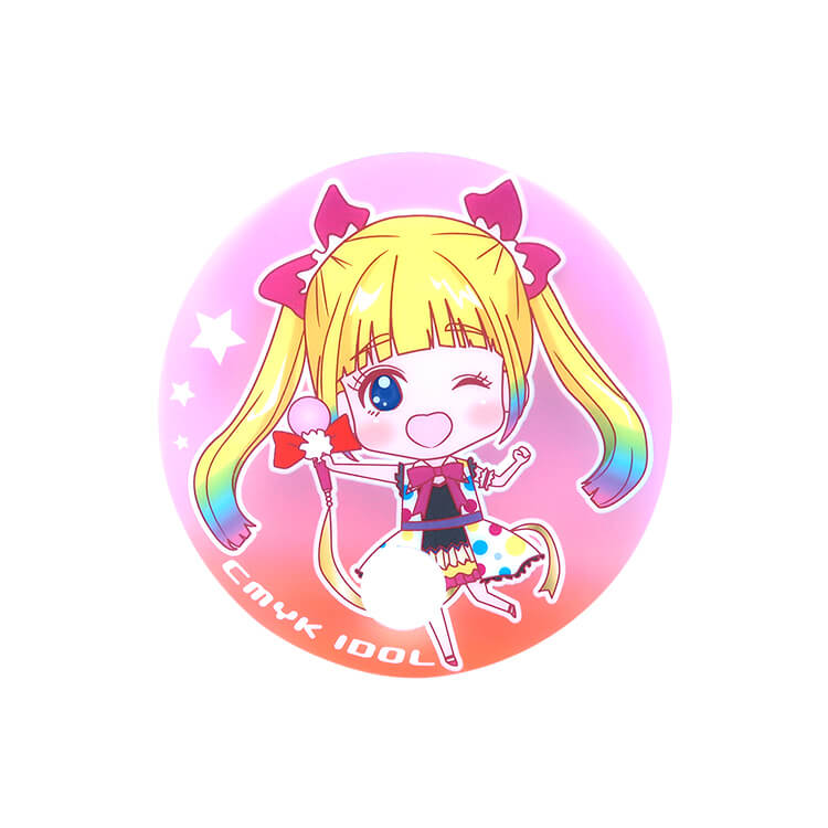 型抜きうちわ-アイドル・アニメ・ライブ柄-写真
