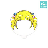 フェイスうちわ(型抜きタイプ)-写真