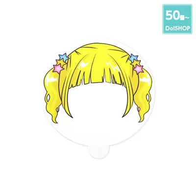 フェイスうちわ(型抜きタイプ)-写真