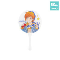 取っ手付きミニうちわ-写真