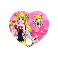 折りたたみうちわ-ハート正面-サムネイル写真