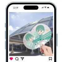 指輪うちわ-SNS映えイメージ-写真