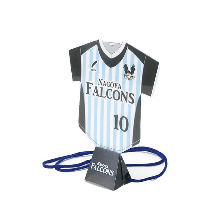 ユニフォームうちわ(スタンドタイプ)-ひも付き-写真