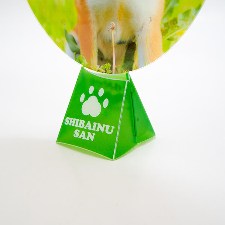 立つうちわ(レギュラータイプ)-台座部分-写真