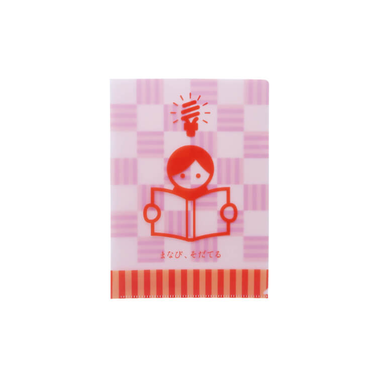 クリアファイル(A5)-塾・学校・受験柄-写真