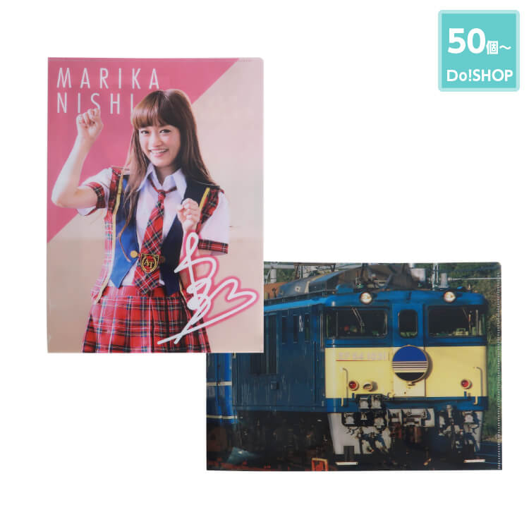 50個~ダブルポケットファイル(ポスタータイプ・A4)-写真