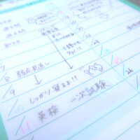 書けるファイル(A5)-スケジュールに記入-サムネイル写真