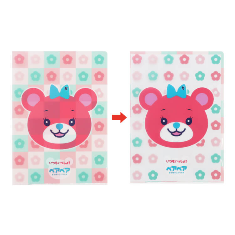 マジックチェンジファイル-紙を入れたイメージ-写真