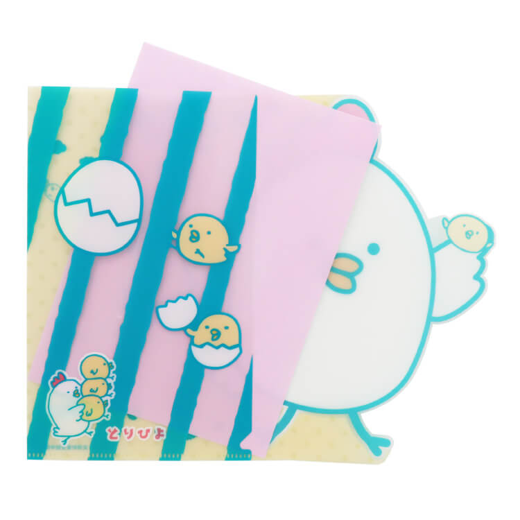 パタパタファイル(A4)-紙を入れたイメージ-写真