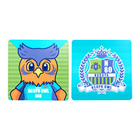 コースター(四角)-スポーツ・応援柄-サムネイル写真