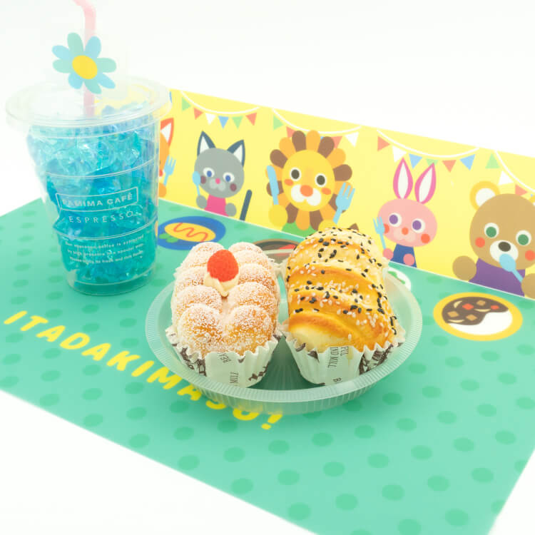 ポップアップランチョンマット(横長タイプ)-使用イメージ-写真