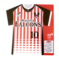 開くとユニフォームの形になります。