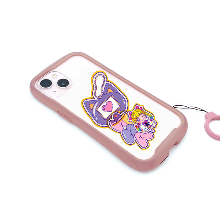 しおり(単体)-スマホケースにはさんだ様子-写真