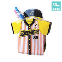 組み立てペンスタンド(ユニフォーム帽子付きタイプ)-写真