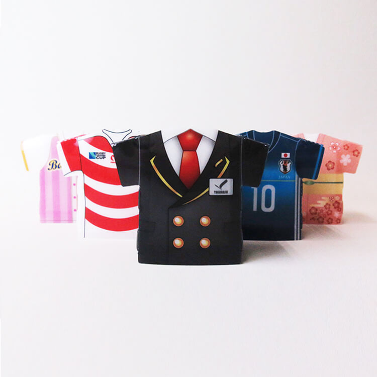 組み立てペンスタンド(ユニフォームタイプ)-色々な制服-写真