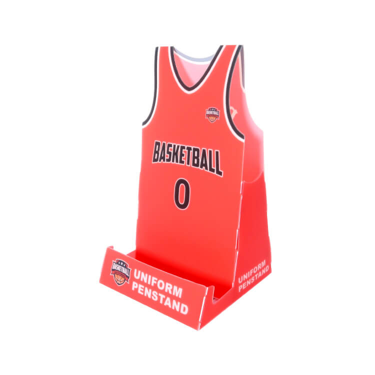 組み立てスマホ・ペンスタンド(ポスタータイプ)-タンクトップ型-写真