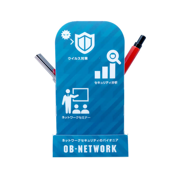 組み立てスマホ・ペンスタンド(ポスタータイプ)-ビジネス柄-写真