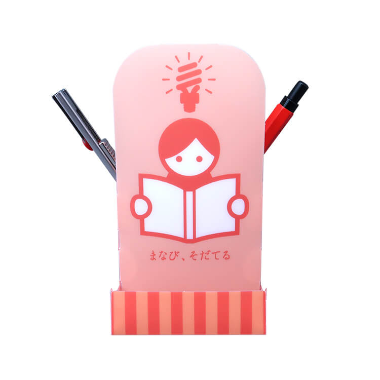 組み立てスマホ・ペンスタンド(ポスタータイプ)-塾・学校・受験柄-写真